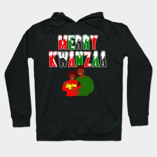 Merry / Happy Kwanzaa Black Family Hoodie